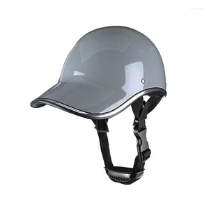 Hełm motocyklowy hełm dla dorosłych baseball Cap zatwierdzony mężczyźni moto dostarcza elektryczne rower motocyklowy pół bezpieczeństwa hard hat hat