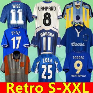 CFC 2011 Retro Soccer Jerseys Lampard Torres Drogba 11 12 13 Final 94 95 96 97 98 99 Football Tirts Camiseta Wise 03 05 06 07 08 Cole Zola Vialli 07 08 01 03 Hughes Gullit