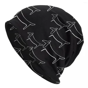Basker Pablo Picasso Wild Wiener Dog Dachshund Unisex Vuxna mössor Caps Sticked Bonnet Hat Warm Hip Hop Autumn Winter Skullies Hats