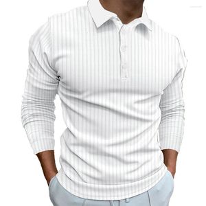 Camisas casuais masculinas homens camiseta esporte wear sweetwear botão superior até manga longa moda amplamente aplicável