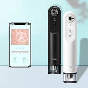 Dispositivo di rimozione punti neri visivo Aspirapolvere Acne 5 MegaPixel Microscopio Fotocamera Viso Bellezza Strumento per la cura della pelle 240106