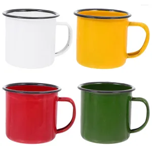 Copos de vinho esmalte caneca de café água chinês tradicional esmalte copo bebendo para viagem vidro