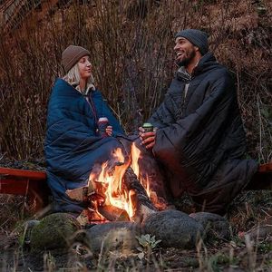 Cobertores Cobertor de acampamento quente e leve para máximo conforto fácil de limpar preto impresso