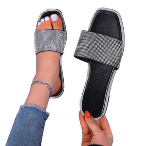 Slippers Women's Summer Outwear Soft Sole Comfortable Flat Bottom Sandals And Yoga For Women Cowboys