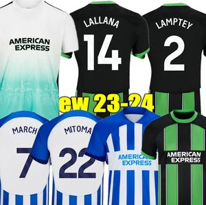 Mitoma 23 24 Maupay Bhafc Soccer Jerseys Gross 2023 2024 Seagulls Football camisa março Alzate Propper UNDAV LAMPTEY FERGUSON HOMEN KIR