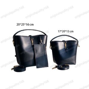 Designer Bag Shiny Leather Bucket Bag Crossbody Tote 2-in-1 Mini Purse Shoulder Bags Women Original Quality Luxurys Handbags Large Capacity Bag With Box Free Delivery