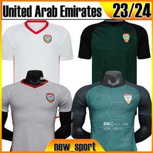 23 24 United Arab Emirates Soccer Jersey UAE Player Version 2024 Home Away Men size Football Shirts