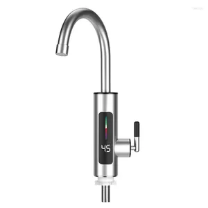 Bathroom Sink Faucets Household Quick Steel Electric Faucet Three-Second Quick-Heating Dual-Purpose For Cold And Use EU Plug