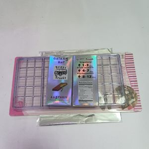 Partihandel Galaxy Bar 3.5 gram svamp chokladpaketlådor med kompatibel mögel och folieomslag