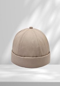 Erkekler Beanie Sebirsiz Ayarlanabilir Retro Skullcap Hip Hop Şapkası Taşınabilir Kafatası Kapağı Spor Giyim Aksesuarları8805272