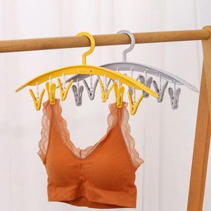 Hangers 5-10pcs Clothes Hanger With Clip Wardrobe Organizer Skirt Coat Dress Drying Rack Socks Towel Storage