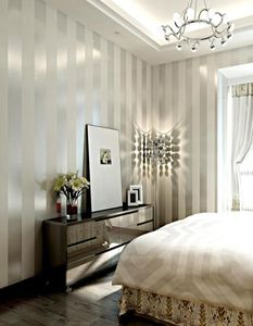 Nonwoven wallpaper roll classic metallic glitter stripe wallpaper background wall wallpaper 3d white home decor1039522