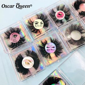 Brushes Free Custom Logo False Eyelashes Messy Fluffy Mink Lashes Bulk Wholesale 2225MM Natural Eyelashes Lash Extension Vendor Makeup