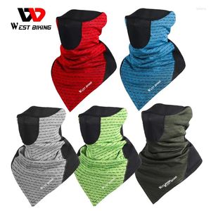 Bandanas WEST BIKING Winter Radfahren Gesichtsmaske Männer Bandana Kappe Hals Frauen Laufen Sport Schal Motorrad MTB Bike Ski Abdeckung