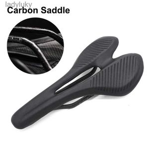 Bicicleta senta super leve Bike Saddle MTB Road T800 Bicicleta de fibra de carbono Seat confortável couro EVA Cycling Racing Cushionsl240108