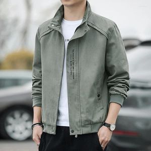 Giacche da uomo Cappotti grandi Tendenza per il tempo libero autunnale Versione coreana Moda bella Streetwear Giacca casual da uomo Colletto alla coreana