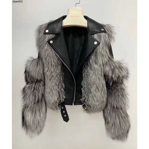 Fur Coat Women's New Fox Fur One Ladies Wind Mao Mao Coat Winter Jacket Real Coat Natural Fox Collar Warm Genuine