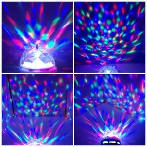 1Pack Colorful Light Bulb Disco Party Light USB Plug in Can Control LED Flash with Music Rhythm Indoor RGB Light DJ Disco Party Light, Christmas Party Light.