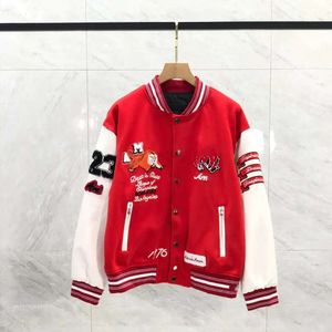 Designerjackor Mens Jacket Mens Street Trend Wild Pilot Baseball Uniform Par Casual Haikyuu Jacket Vintage Tiger Patch Märke Kläder