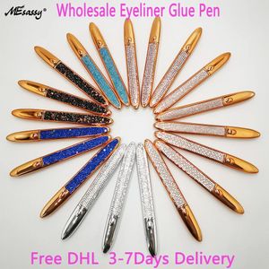 Pinsel Wimpern Kleber Stift Großhandel Schwarz Flüssig Eyeliner Langlebig Wasserdicht Quickdry Eye Liner Bleistift Stift Make-Up für Wimpern