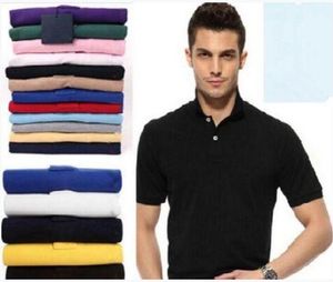 Tasarımcı Marka Giyim Erkek Polo Gömlek Yüksek Kaliteli Büyük Küçük At Timsah Nakış Logosu Kısa Kol Yaz Günlük Pamuk Polos T-Shirts FZ8