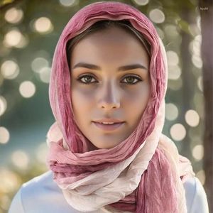 Schals 2024 Mode Baumwolle und Leinen Schal Frauen gewickelt Geflecht Sonnencreme lange dekorative Schal Dame