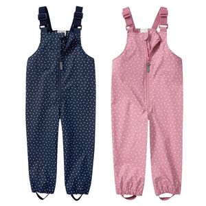 Sport ragazze tuta antipioggia tuta impermeabile per neonato tuta da spiaggia per bambini pantaloni bretelle pantaloni per bambini vestiti 240108