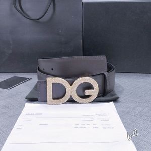 5A Belts DDG Waist Belt with Logo 38mm 80-125cm Genuine Leather Belt For Men Women With Dust Bag Box 23.12.30 Fendave