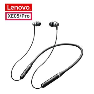 Słuchawki Lenovo XE05 Pro Earanphone Bluetooth 5.0 Earbuds Magnetyczne szyję Słuchawki Wodoodporne sportowe słuchawki bezprzewodowe z zestawem słuchawkowym mikrofonu z mikrofonem