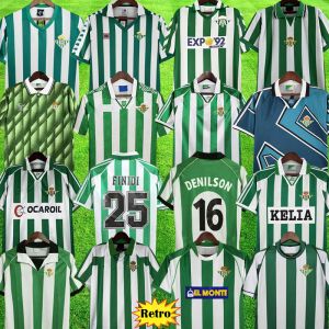 1976 1977 1993 1994 1995 1996 klassische Vintage-Fußballtrikots 1997 1998 2002 2003 2004 Retro REAL 94 95 96 97 98 REal BEtis Fußballtrikot ALFONSO BETIS JOAQUIN DENILSON