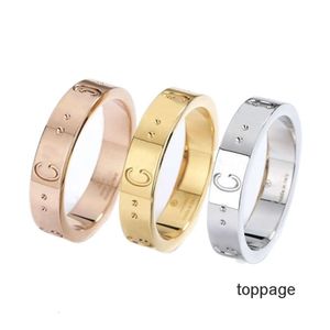 Fashion Europe Style Ring Designer Ebene Ringe Lucury Steel Gravur Buchstabe G Herren Frauen Juwelier Mann Hochwertiger Casual Ring D2111103HL