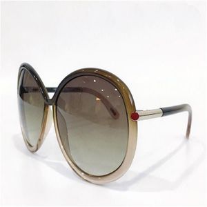 グラデーションTRサングラス162ラウンドフレームライトと快適な汎用スタイル最高品質の屋外UV400保護メガネ190A