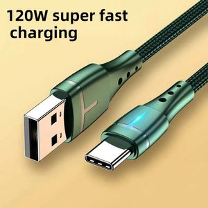 120W USB A to USB C Charger Cable Braided Wire Type-C Fast Charging Cord for iPhone 15/15 Pro/15 Plus/15 Pro Max Samsung S23/S22 MacBook Pro Huawei Mate60 0.3M/1M/2M