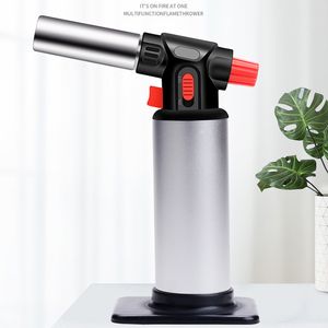 BBQ Windproof Butane Torch Lighter Chef Blow Dab Jet Flame Kök lödningslödning Dabs Jet Micro Blow Torch Iron Welding Gas -tändare