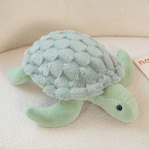 Bonito tartaruga brinquedos de pelúcia macio mar tartaruga pelúcia animal travesseiro boneca presentes para crianças meninas rosa verde 240108