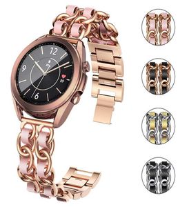 20mm 22mm Band för Samsung Galaxy Watch 3 Strap 45mm 41mm Active 2 Galaxy Watch 4 Classic 46mm 44mm 42mm 40mm Wrist Armband H0912195626