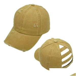 Snapbacks ll Womens Yoga Summer Hollow Out Baseball Cap Horsetail Fashion Sport Sunshade Retro Hat Drop Delivery Outdoors Athletic Ou DheBo