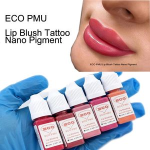 ECO PMU Lip Blush Tattoo Pigmento de maquiagem permanente 10ml 240108