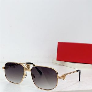New fashion design square sunglasses 0518S metal frame with diamond decoration simple and popular style versatile outdoor UV400 protective glasses