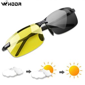 Sonnenbrille Polarisierte photochrome Outdoor-Fahrer-Sonnenbrille für Männer und Frauen, blendfreier UV400-Schutz für Sonnenbrillen am Tag und in der Nacht