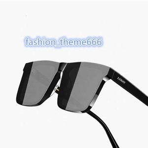 Occhiali da sole quadrati TR90 di alta qualità per uomo Occhiali da sole polarizzati con protezione UV400 antiriflesso con tonalità nere