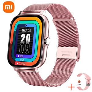 Watches Xiaomi 2022 New Smart Watch Women Fashion Bluetooth Call Watch Fitness Tracker Waterproof Sports Ladies Men for Android iOS