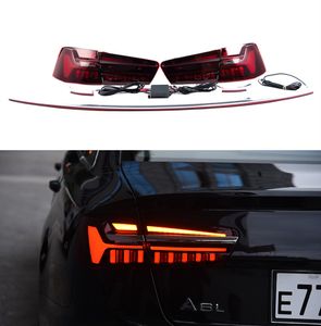 LED Turn Signal Car Light for Audi A6 C7 Tail Lamp 2012-2016 A6L Rear Running Brake Reverse Automotive Accessories