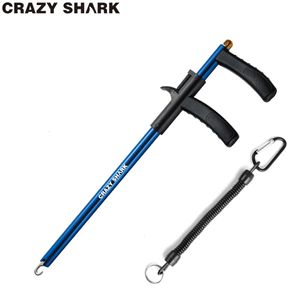 CrazyShark Removedor de gancho de alumínio, gancho leve, desacoplador portátil, ferramentas de desacoplamento/bom para pesca, 34,6 cm 240108