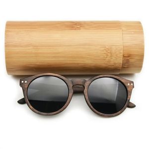 Óculos de sol venda quente verão unisex cateye vintage redondo madeira óculos de sol feminino lente polarizada óculos de sol de madeira para frete grátis