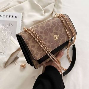 حقيبة يد عالية الجودة للسيدات 2024 سلسلة جديدة من سلسلة Crossbody Multi Compartment Square Bag Bag Bag حقيبة