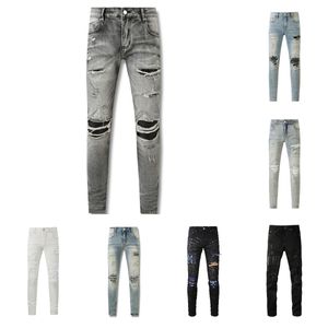 Baggy jeans staplade jeans män lila jeans designer purplar rak vit perfekt ivntage look med rakt ben återanvända denim kreativa sätt upcykel reparation