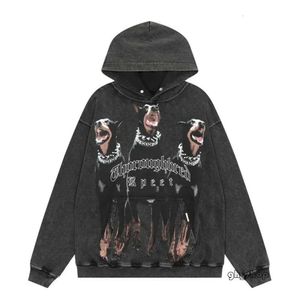 تمثل Hoodie Prepernt Hoodie Letter Print Streetwear Men's Wild High Street Hoody Top Ampreshoodie 1254