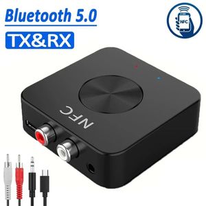 Connectors Bt21 Bluetoothcompatible Receiver Transmitter Rca Aux Audio Jack Adapter Music Wireless Speaker Hifi Connector for Tv Laptop Pc