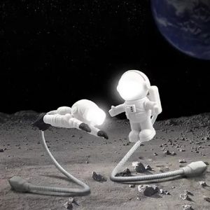 LED Astronaut Night Light USB Hose Decorative Light